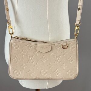 AUTHENTIC Louis Vuitton CREAM Crossbody Bag